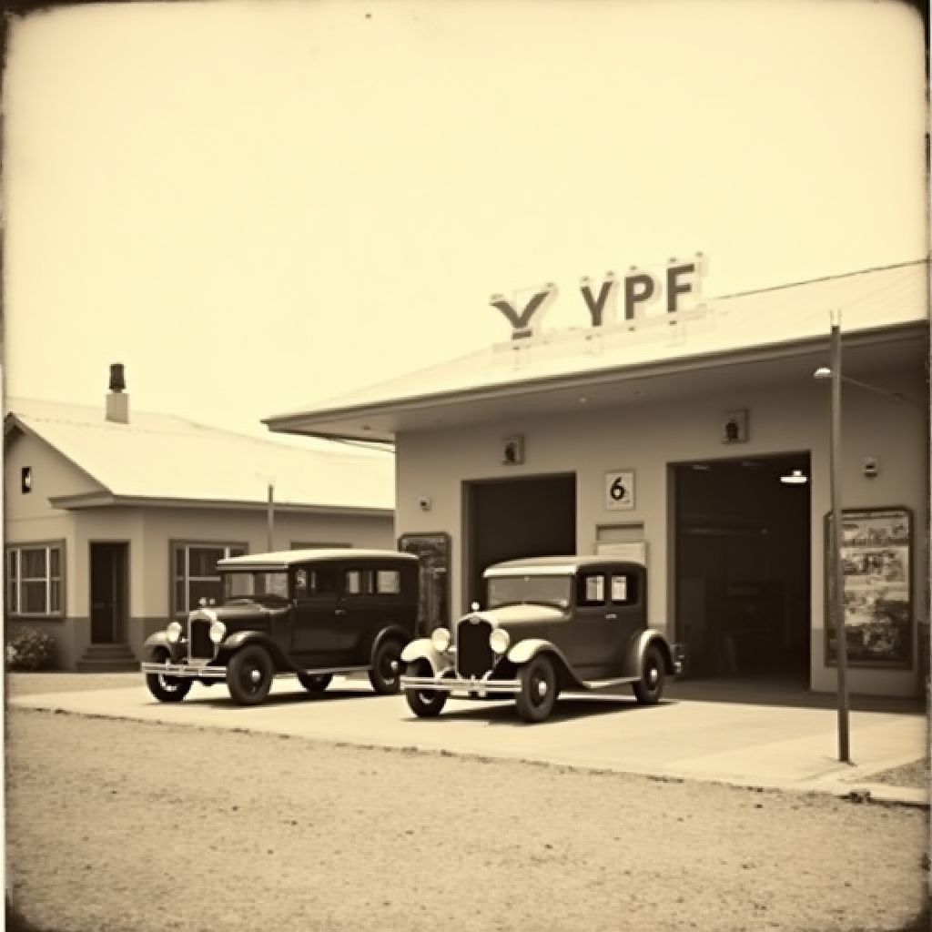 Primera estación YPF histórica 1922