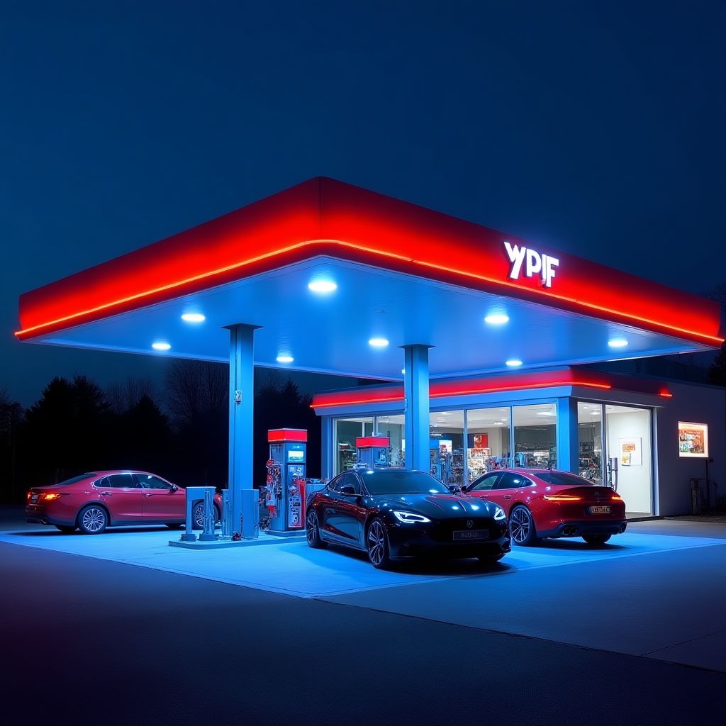 Evolución moderna estaciones YPF