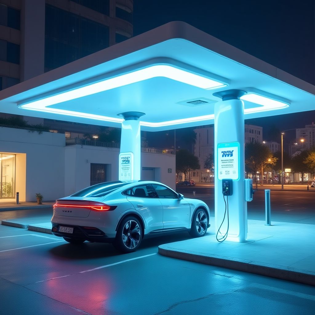 Puntos de carga eléctrica YPF