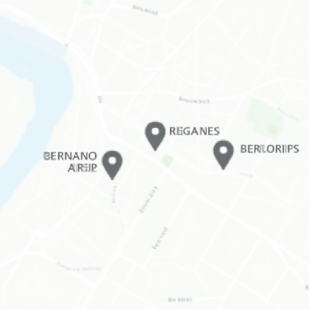Mapa de ubicación de YPF
